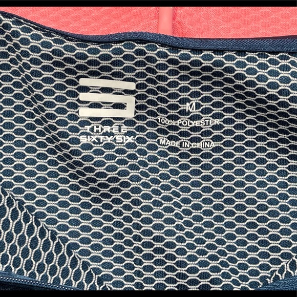 Three Sixty Six Women ‘s 1/2 Zip Short Sleeve Golf Polos Lot of 2 Size M - Picture 9 of 15